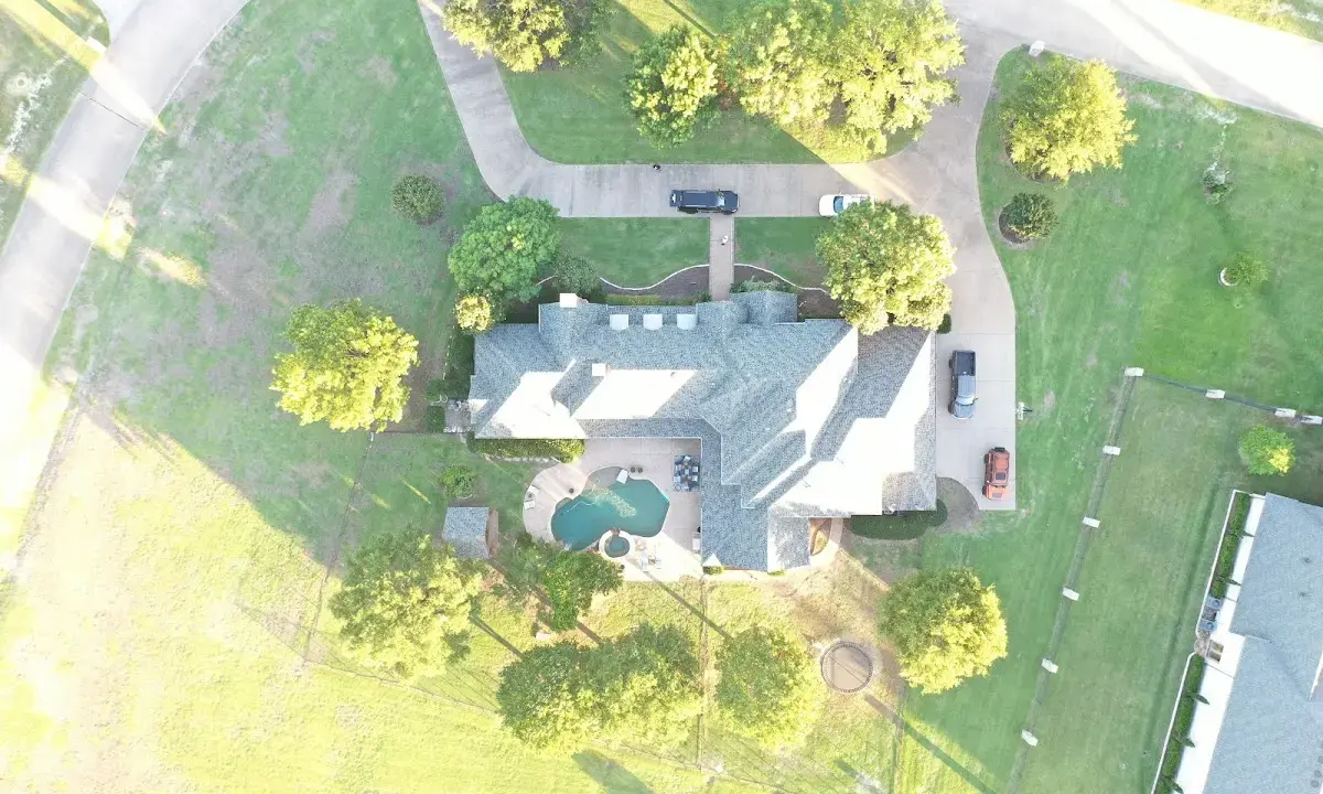 New shingle roof installation on a home in Fruitland